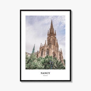 Nancy Print, Nancy Photo Poster, Nancy Travel Wall Art, Nancy Map Print, Nancy Photography Print, Nancy Wall Décor, France