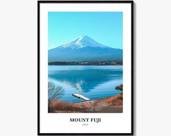 Berg Fuji Druck, Berg Fuji Foto Poster, Berg Fuji Reise Wandkunst, Berg Fuji Karte Druck, Berg Fuji Fotografie Druck, Berg Fuji, Japan