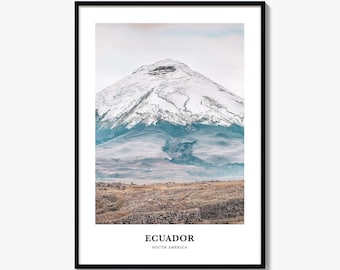 Ecuador Print, Ecuador Photo Poster, Ecuador Travel Wall Art, Ecuador Map Print, Ecuador Photography, Ecuador Wall Décor, South America