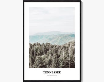 Tennessee Mountain Fotografie Druck: Reise Wandkunst