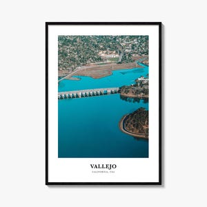 Vallejo Druck, Vallejo Fotoposter, Vallejo Reisewandkunst, Vallejo Kartendruck, Vallejo Fotografie Druck, Vallejo, Kalifornien, USA