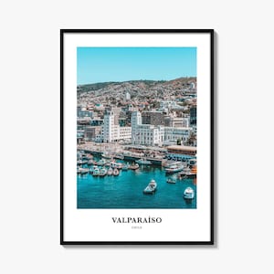 Valparaiso Chile Photo Print: Travel Wall Art