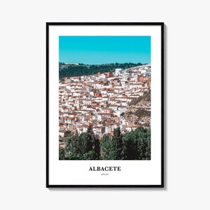 Albacete Druck, Albacete Foto-Poster, Albacete Reise-Wandkunst, Albacete Kartendruck, Albacete Fotografie Druck, Albacete Wanddekor, Spanien