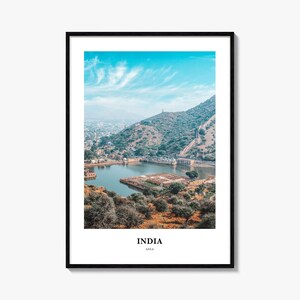 India Print, India Photo Poster, India Travel Wall Art, India Map Print, India Photography Print, India Wall Décor, Asia