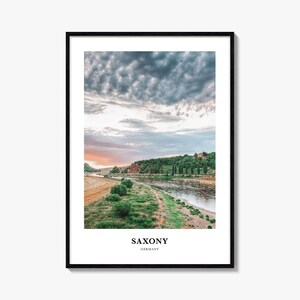 Saxony Print, Saxony Photo Poster, Saxony Travel Wall Art, Saxony Map Print, Saxony Photography Print, Saxony Wall Décor, Germany