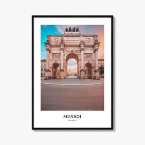 Munich Print, Munich Photo Poster, Munich Travel Wall Art, Munich Map Print, Munich Photography Print, Munich Wall Décor, Germany