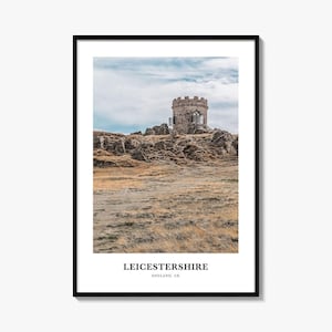 Leicestershire Print, Leicestershire Photo Poster, Leicestershire Travel Wall Art, Leicestershire Map Print, Leicestershire, England, UK
