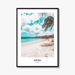 Aruba Print, Aruba Photo Poster, Aruba Travel Wall Art, Aruba Map Print, Aruba Photography Print, Aruba Wall Décor, Caribbean