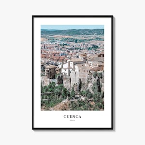 Cuenca Print Spanien, Cuenca Foto Poster, Cuenca Reise Wandkunst, Cuenca Karte Druck, Cuenca Fotografie Druck, Cuenca Wand Dekor