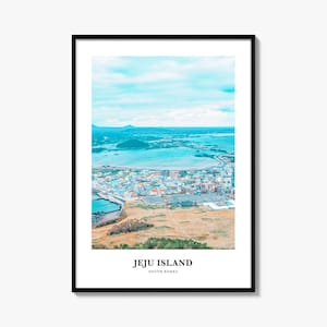 Jeju Insel Druck, Jeju Insel Foto Poster, Jeju Insel Reise, Wandkunst, Jeju Karte Druck, Jeju Insel Fotografie Druck, Südkorea