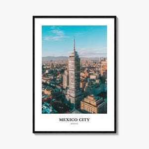 Mexico City Print No 1, Mexico City Photo Poster, Mexico City Travel Wall Art, Mexico City Map Print, Mexico City Photography Print, Mexico