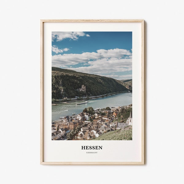 Hessen Print, Hessen Photo Poster, Hessen Travel Wall Art, Hessen Map Print, Hessen Photography Print, Hessen Wall Décor, Germany