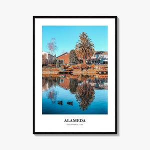 Alameda Print, Alameda Photo Poster, Alameda Travel Wall Art, Alameda Map Print, Alameda Photography Print, Alameda Décor, California, USA