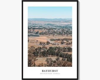 Bathurst Print, Colorful Photo Poster, Travel Wall Art, Home Decor