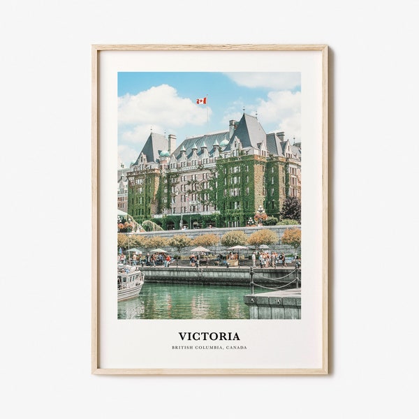 Victoria Print, Victoria Photo Poster, Victoria Travel Wall Art, Victoria Map Print, Victoria Photography Print, British Columbia, Canada