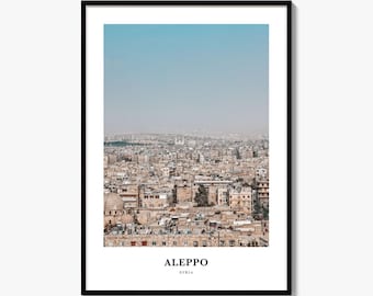 Aleppo Print, Colorful Photo Poster, Travel Wall Art, Home Decor
