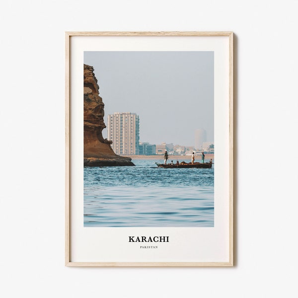 Karachi Print No 2, Karachi Photo Poster, Karachi Travel Wall Art, Karachi Map Print, Karachi Photography, Karachi Wall Décor, Pakistan