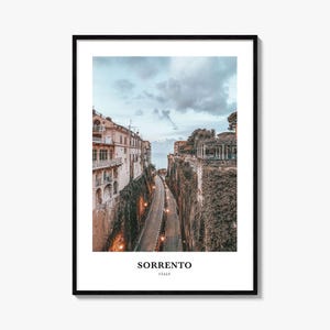 Sorrento Print Italy, Sorrento Photo Poster, Sorrento Travel Wall Art, Sorrento Map Print, Sorrento Photography Print, Sorrento Wall Décor