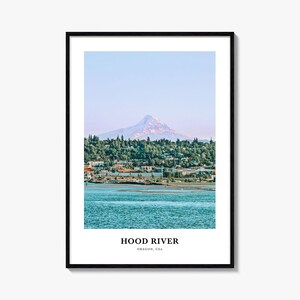 Hood River Druck, Hood River Foto Poster, Hood River Reise, Hood River Karte Druck, Hood River Fotografie, Hood River, Oregon, USA