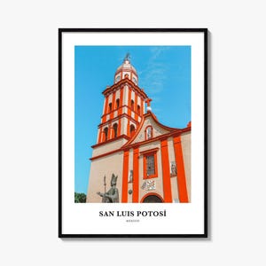 San Luis Potosi Print, San Luis Potosi Photo Poster, San Luis Potosi Travel Wall Art, San Luis Potosi Map Print, San Luis Potosi, Mexico