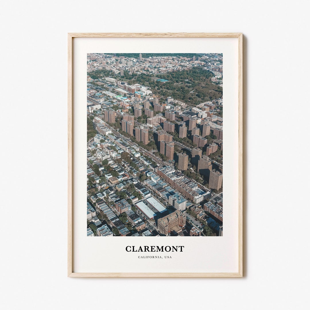Claremont Print Claremont Foto Poster Claremont Travel Wall Etsy.de