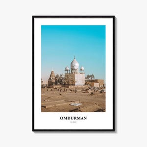 Omdurman print, Omdurman fotoposter, Omdurman reizen kunst aan de muur, Omdurman kaart print, Omdurman fotografie-print, Omdurman, Soedan