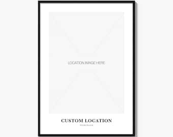 PrintsSetsColor benutzerdefinierten Standort Poster