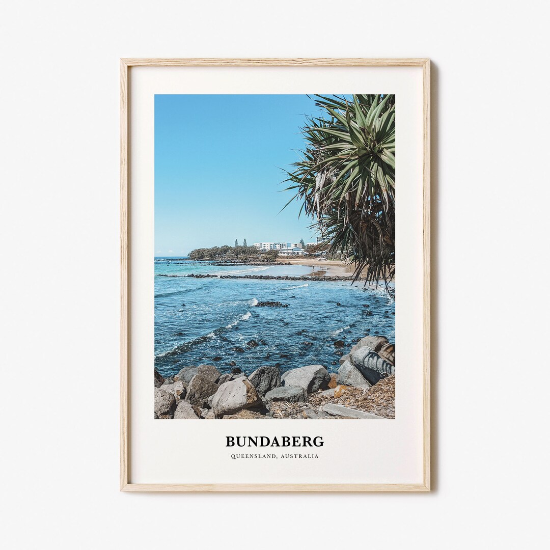 Bundaberg Print No 2 Bundaberg Photo Poster Bundaberg Travel Etsy UK