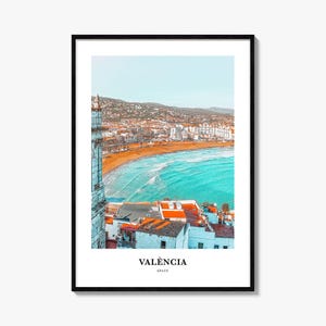 Valencia Print No 2, Valencia Photo Poster, Valencia Travel Wall Art, Valencia Map Print, Valencia Photography, Valencia Wall Décor, Spain