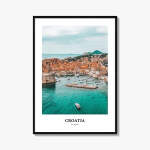 Kroatien Druck, Kroatien Foto Poster, Kroatien Reise, Wandkunst, Kroatien Karte Druck, Kroatien Fotografie Druck, Kroatien Wanddekor, Europa