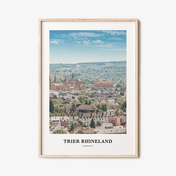 Trier Rhineland Print, Trier Rhineland Photo Poster, Trier Rhineland Travel Art, Trier Rhineland Map, Trier Rhineland Photography, Germany