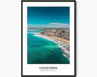 Caloundra Fotografie Druck: Queensland Reise Wandkunst
