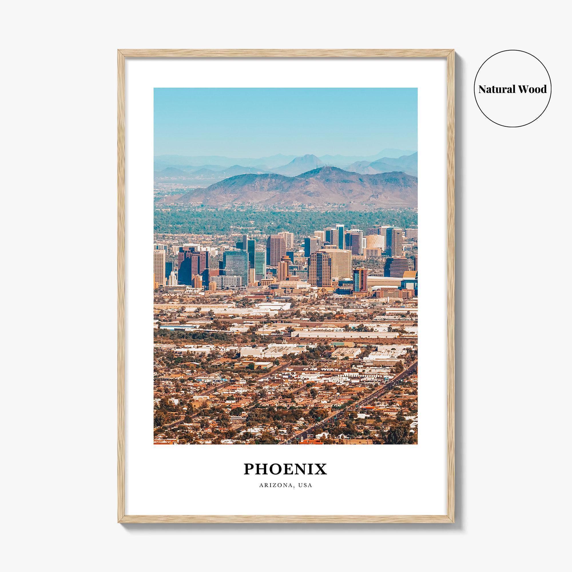 Phoenix Arizona Photography Print: Cityscape Wall Art - Etsy