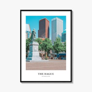 Den Haag Druck, Den Haag Foto Poster, Den Haag Reise Wandkunst, Den Haag Karte Druck, Den Haag Fotografie Druck, Den Haag, Niederlande