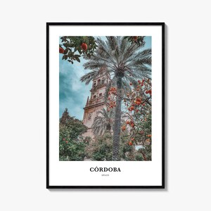Cordoba Spanien, Cordoba Foto Poster, Cordoba Reise, Cordoba Karte Druck, Cordoba Fotografie Druck, Cordoba Wanddekor