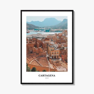 Cartagena Print Spanien Nr. 1, Cartagena Foto Poster, Cartagena Reise, Wandkunst, Cartagena Karte Druck, Cartagena Fotografie, Cartagena Wand