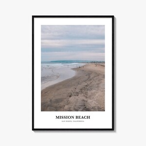 Mission Beach Photography Print: San Diego Travel Wall Art