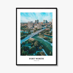 Fort Worth Fotografie Druck: Texas Reise Wandkunst