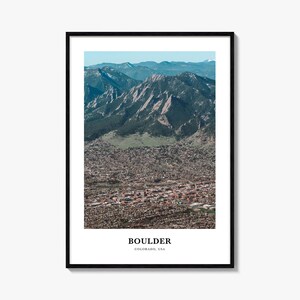 Impression rocher n° 1, affiche photo rocher, art mural voyage rocher, carte rocher, impression photographie rocher, décoration rocher, Colorado, États-Unis
