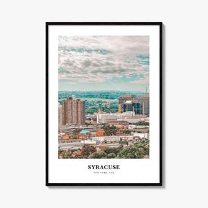 Siracuse New York Print, Siracuse Foto Poster, mexikanische Reise Wandkunst, mexikanische Stadt Kunstdruck, mexikanische Fotografie Kunstdruck, Wanddekor, USA