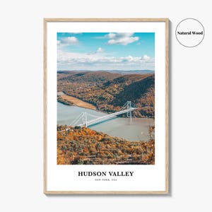 Hudson Valley Photo Print, United States Travel Poster, New York Wall Art, Bear Mountain Decor image 7