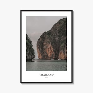 Thailand Print, Thailand Photo Poster, Thailand Travel Wall Art, Thailand Map Print, Thailand Photography Print, Thailand Wall Décor, Asia