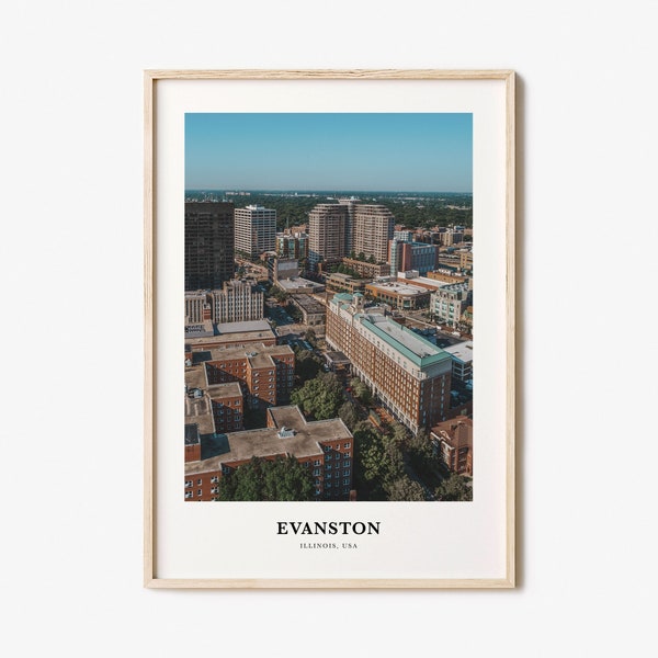 Evanston Print Etsy