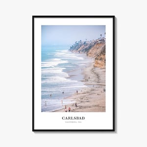 Carlsbad Print No 2, Carlsbad Photo Poster, Carlsbad Travel Wall Art, Carlsbad Map Print, Carlsbad Photography, Carlsbad, California, USA