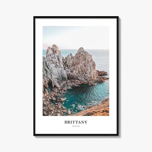 Brittany Coast Photography Print: France Travel Wall Art