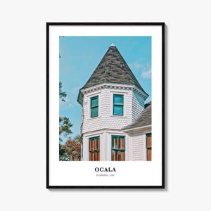 Ocala Print, Ocala Photo Poster, Ocala Travel Wall Art, Ocala Map Print, Ocala Photography Print, Ocala Wall Décor, Florida, USA