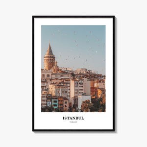 Istanbul Print, Istanbul Photo Poster, Istanbul Travel Wall Art, Istanbul Map Print, Istanbul Photography Print, Istanbul Wall Décor, Turkey