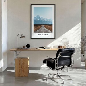 Fotoprint Nieuw-Zeeland, reisposter Zuidereiland, muurkunst Aoraki Mount Cook afbeelding 2