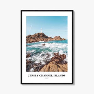 Jersey Channel Islands Print No 1, Jersey Channel Islands Photo Poster, Jersey Channel Travel Wall, Jersey Channel, Jersey Channel, Europe
