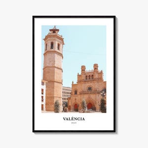 Valencia Print No 1, Valencia Photo Poster, Valencia Travel Wall Art, Valencia Map Print, Valencia Photography, Valencia Wall Décor, Spain